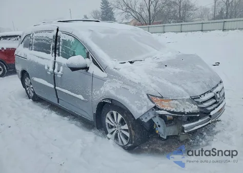 2017 Honda Odyssey Exl из США, поврежденный, VIN 5FNRL5H67HB003981